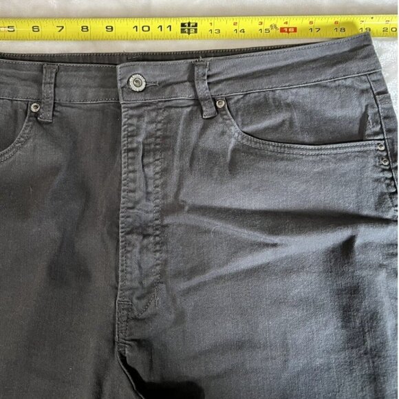 Buffalo David Bitton Six-X Straight Leg Gray Black Stretch Cotton Denim Jeans - Picture 13 of 13